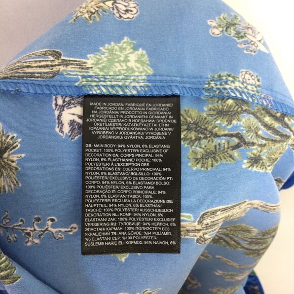 The North Face Mens Belted Cargo Short Stretch Cactus Print Blue Size XXL NWT - Picture 15 of 15